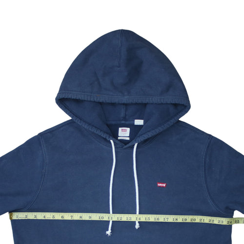 Levi's Men's Blue Pullover Hoodie L Regular Fit Cotton Blend