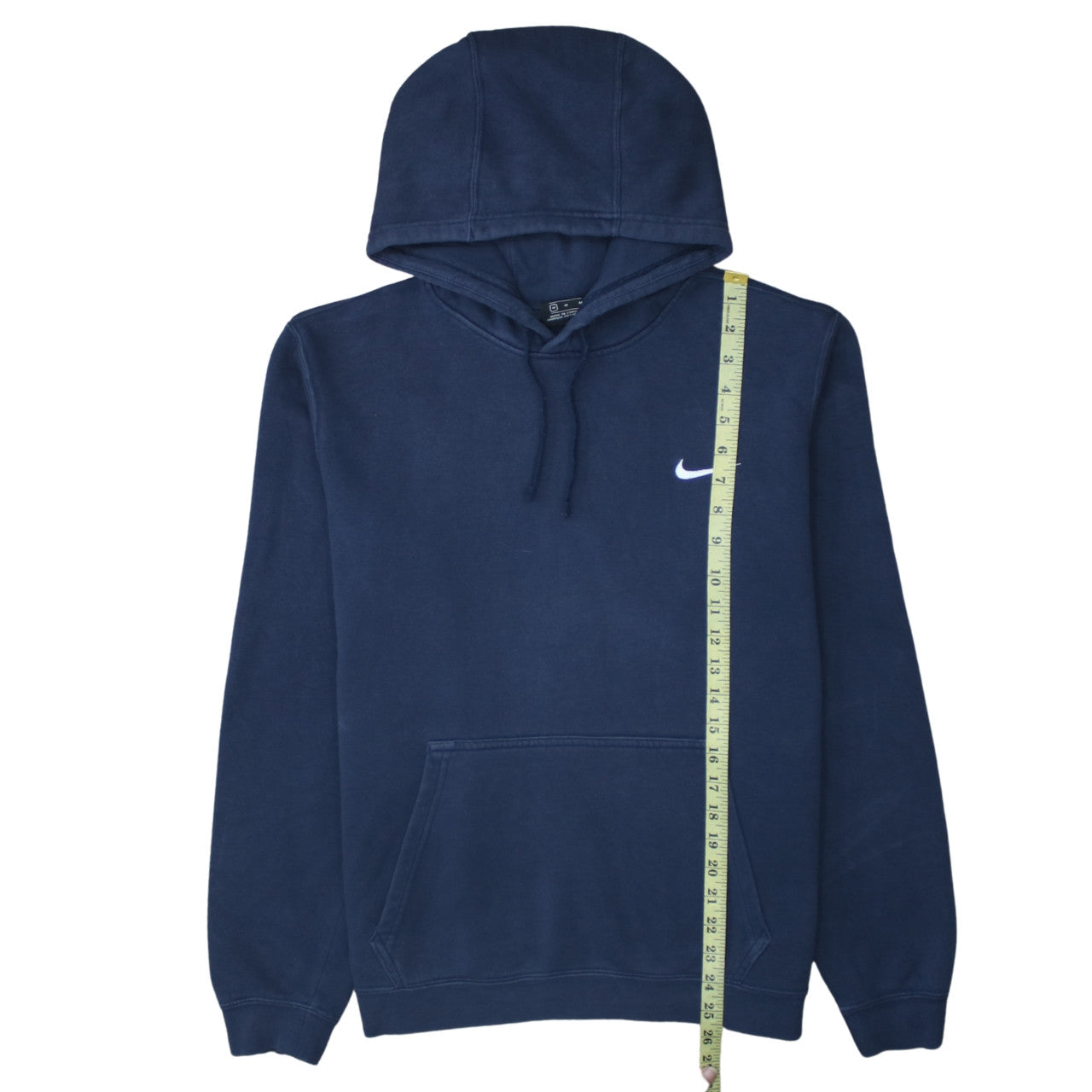 Nike Mens Blue Pullover Hoodie Medium Regular Fit Fleece Sportswear