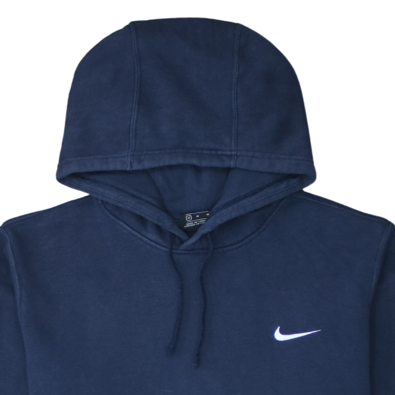 Nike Mens Blue Pullover Hoodie Medium Regular Fit Fleece Sportswear