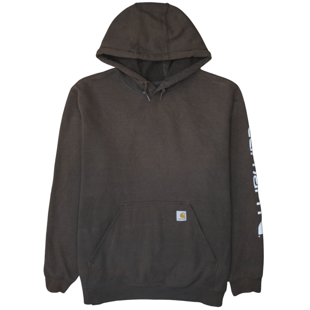 Carhartt Men's Brown XL Pullover Hoodie Workwear Fleece