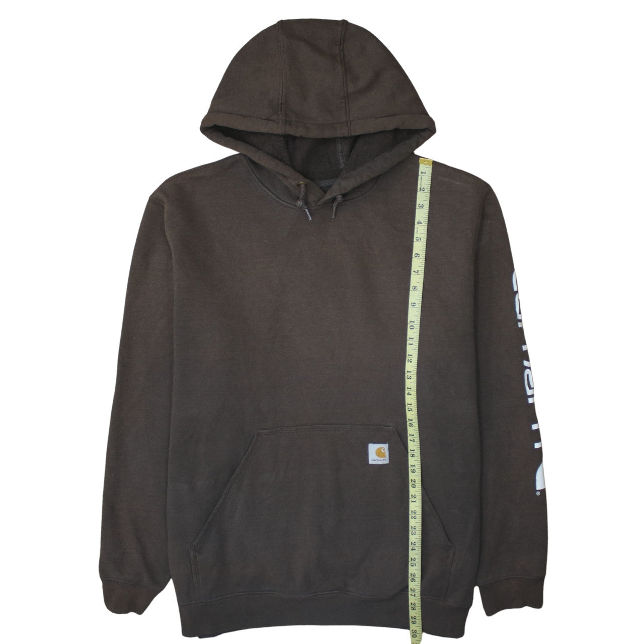 Carhartt Men's Brown XL Pullover Hoodie Workwear Fleece