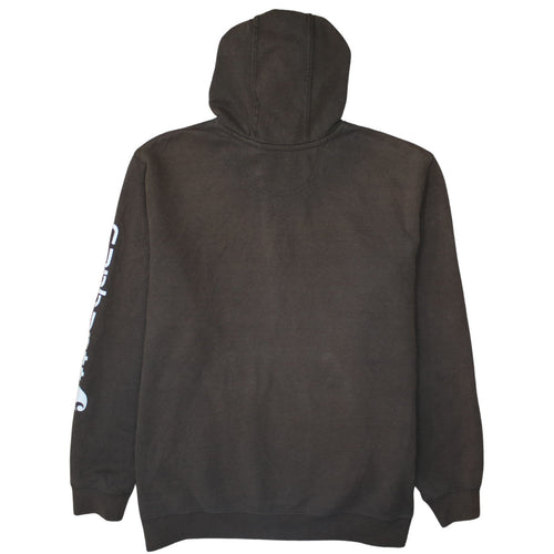 Carhartt Men's Brown XL Pullover Hoodie Workwear Fleece