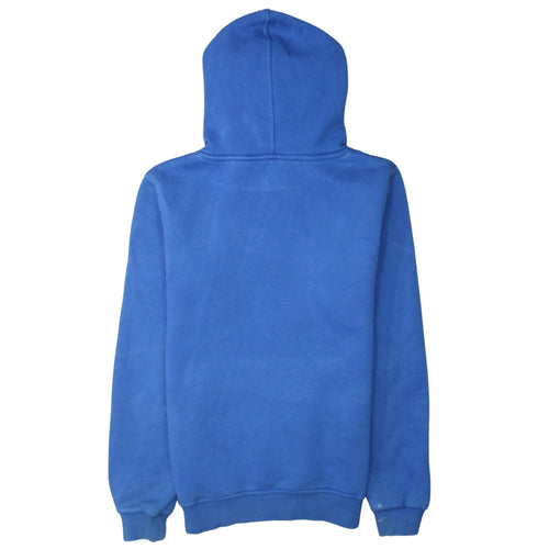 Nike Men's Blue Pullover Hoodie Small Logo Fleece Sweatshirt