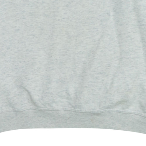 Champion Men's Grey Logo Pullover Sweatshirt Size L Regular Fit
