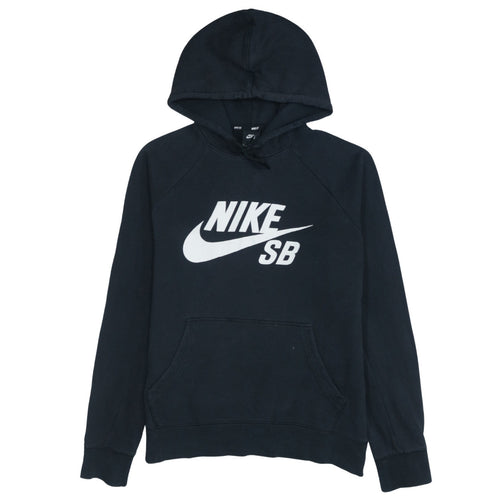 Nike SB Mens Black Pullover Hoodie Size M Graphic Skate Hoodie