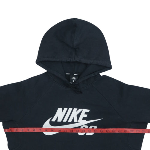 Nike SB Mens Black Pullover Hoodie Size M Graphic Skate Hoodie