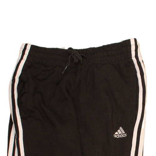 Adidas Womens Black XS Jogger Trousers with Stripes