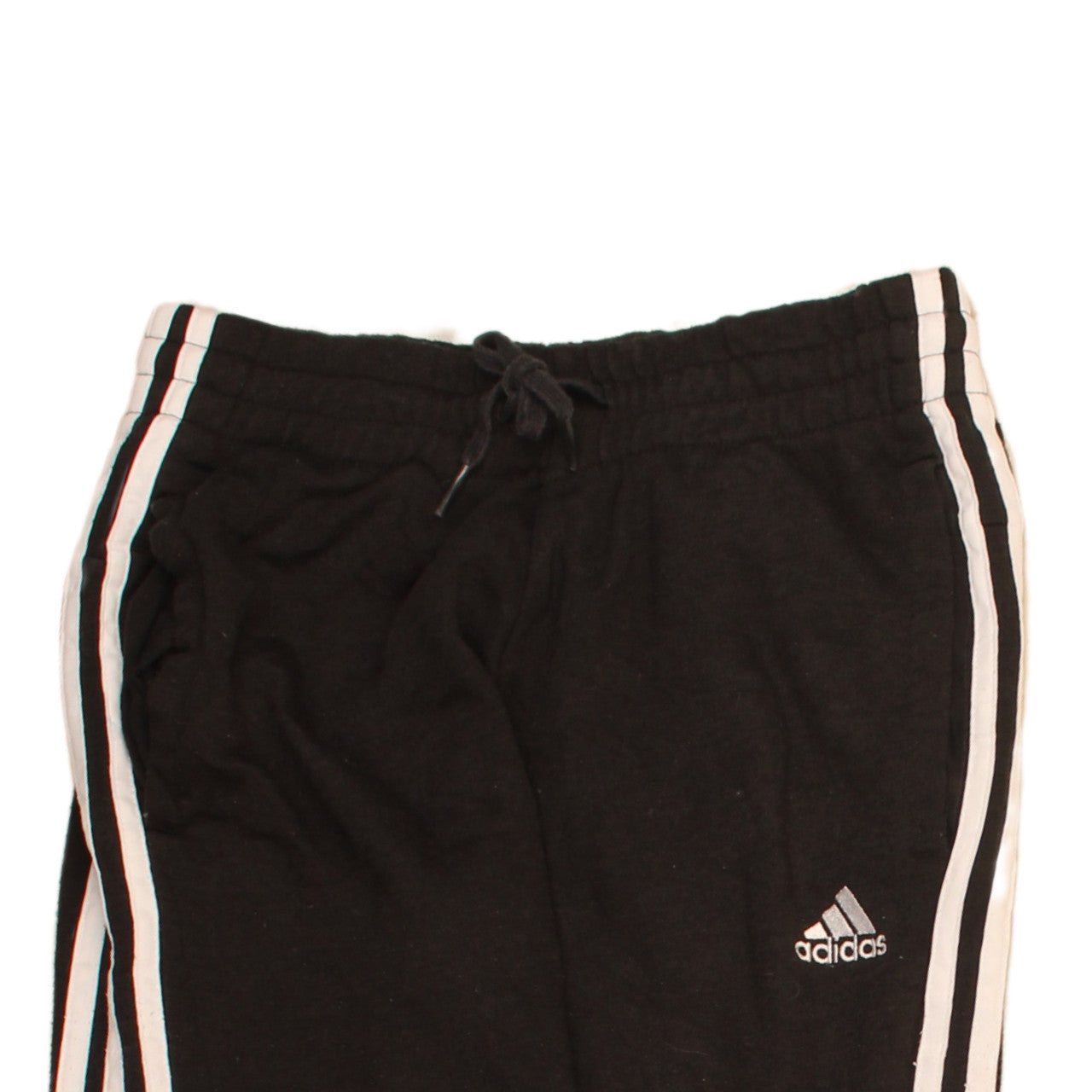 Adidas Womens Black XS Jogger Trousers with Stripes