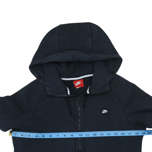 Nike Men's Black Full Zip Fleece Hoodie Size S Regular Fit