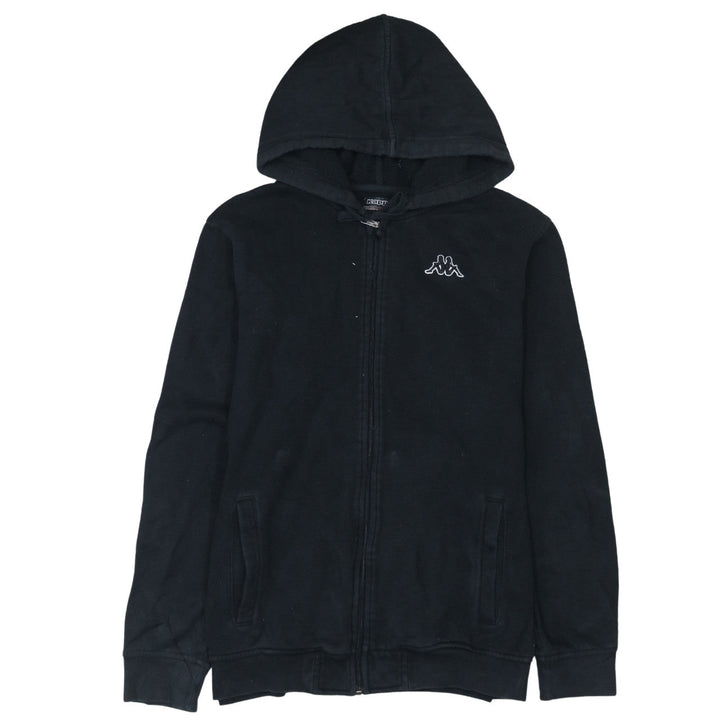 Kappa Men’s Black Full Zip Hoodie L Fleece Sportswear
