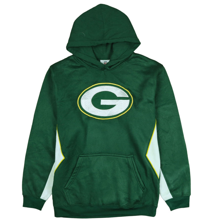 NFL Team Apparel Boys Green Hooded Pullover Sweatshirt Youth XL