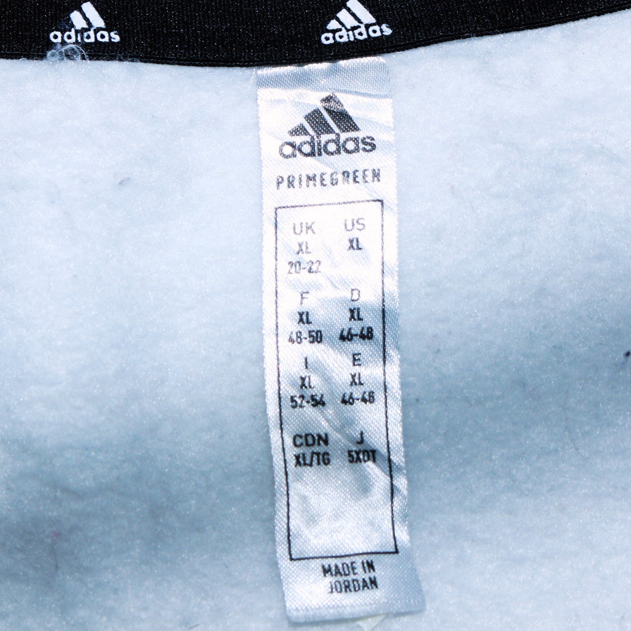 Adidas Women's White XL Crew Neck Pullover Sweatshirt Logo Print