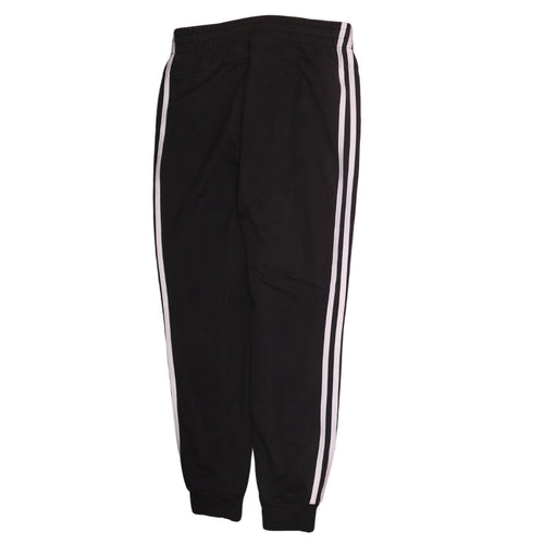 Adidas Womens Black 12-14 Jogger Sweatpants Elastic Waist