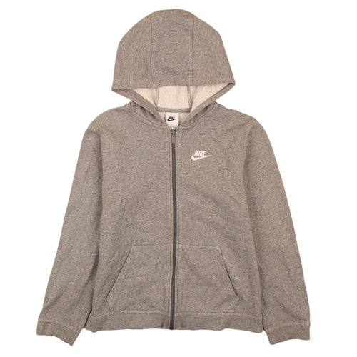 Nike Boys Grey Full Zip Fleece Hoodie XL