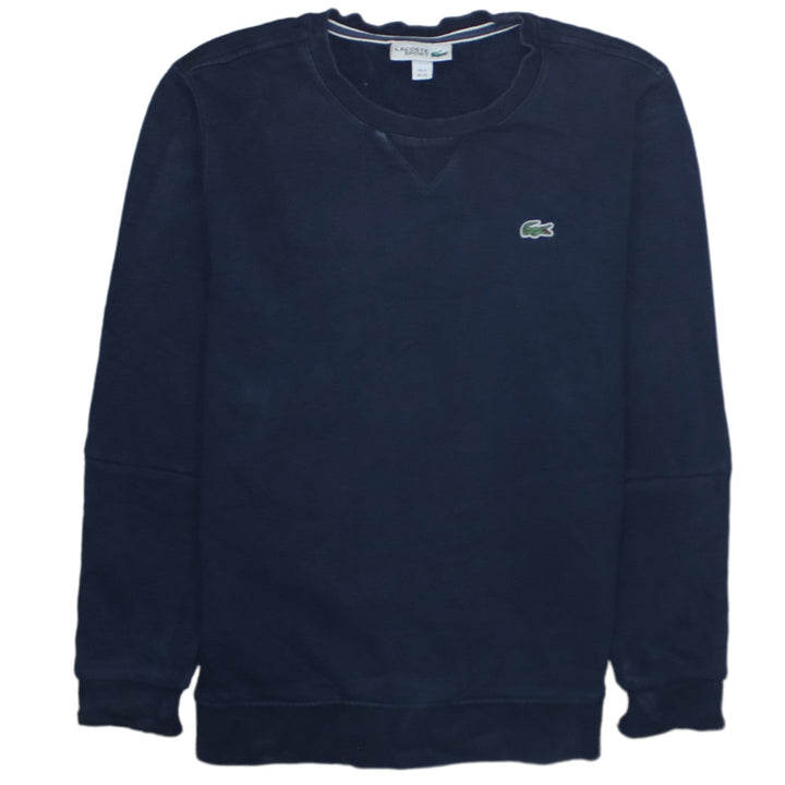 Lacoste Men’s Blue Crew Neck Pullover Sweatshirt XS