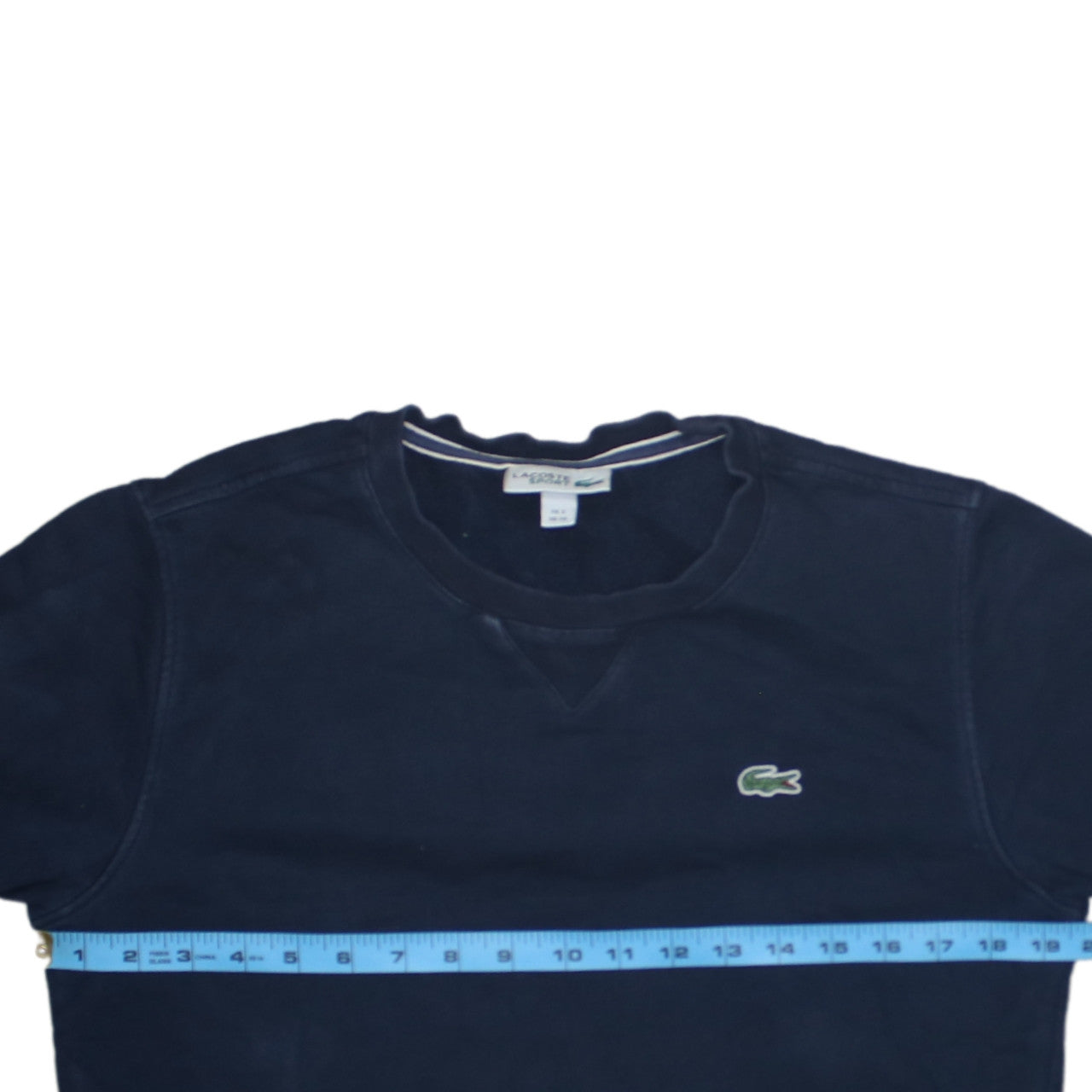 Lacoste Men’s Blue Crew Neck Pullover Sweatshirt XS