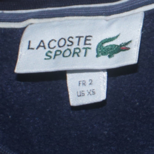 Lacoste Men’s Blue Crew Neck Pullover Sweatshirt XS