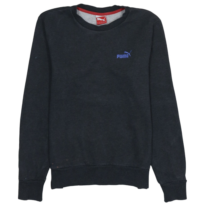 Puma Women's Black Small Crew Neck Pullover Sweatshirt