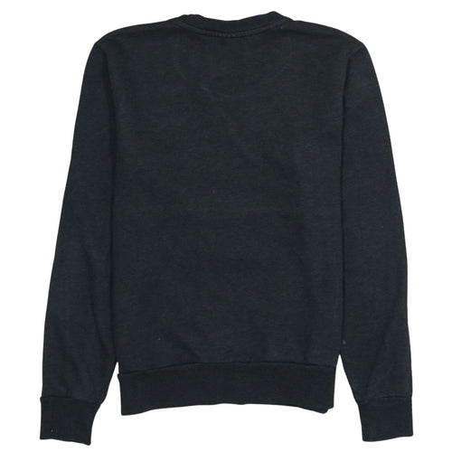 Puma Women's Black Small Crew Neck Pullover Sweatshirt
