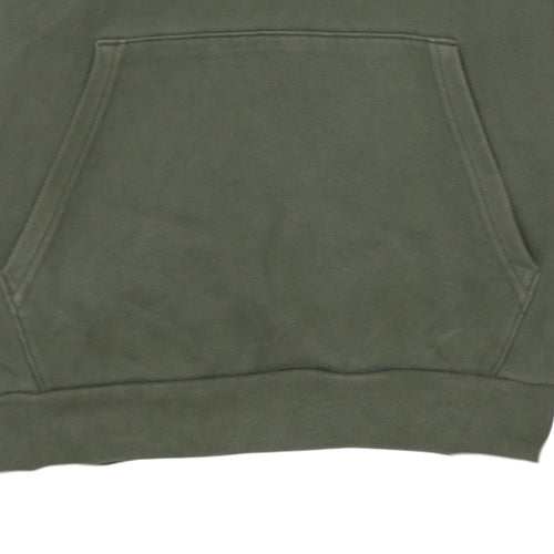 Puma Men's Green Hoodie Small Pullover Logo Sweatshirt