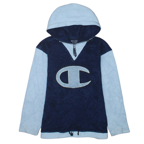 Champion Boys Blue Hoodie 11-12 Years Pullover Fleece Athletic Style