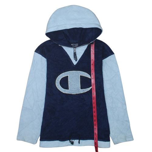 Champion Boys Blue Hoodie 11-12 Years Pullover Fleece Athletic Style