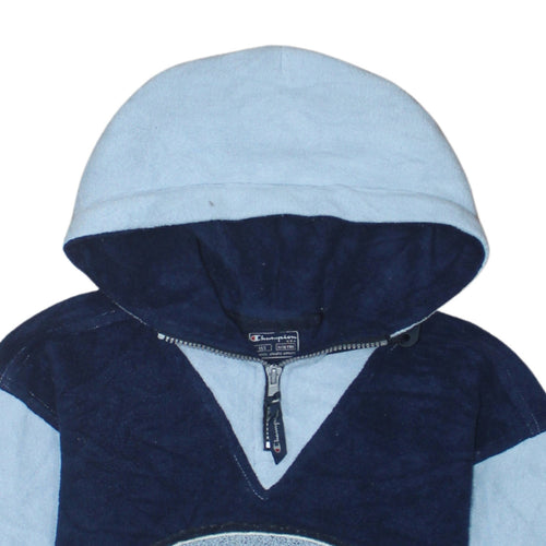Champion Boys Blue Hoodie 11-12 Years Pullover Fleece Athletic Style