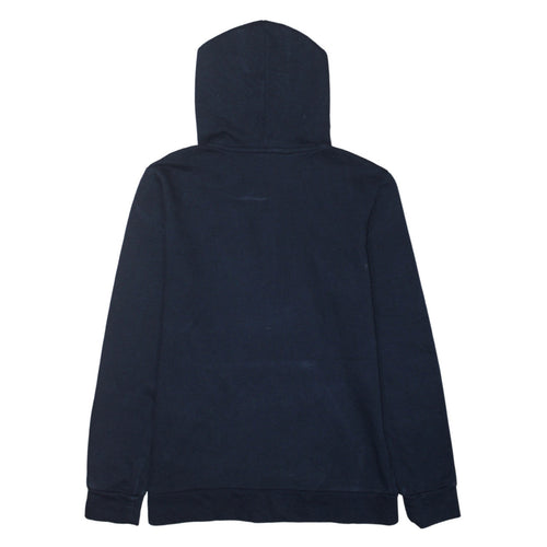 Adidas Boys Navy Blue Pullover Hoodie Size 13-14 Years Cotton Blend Logo