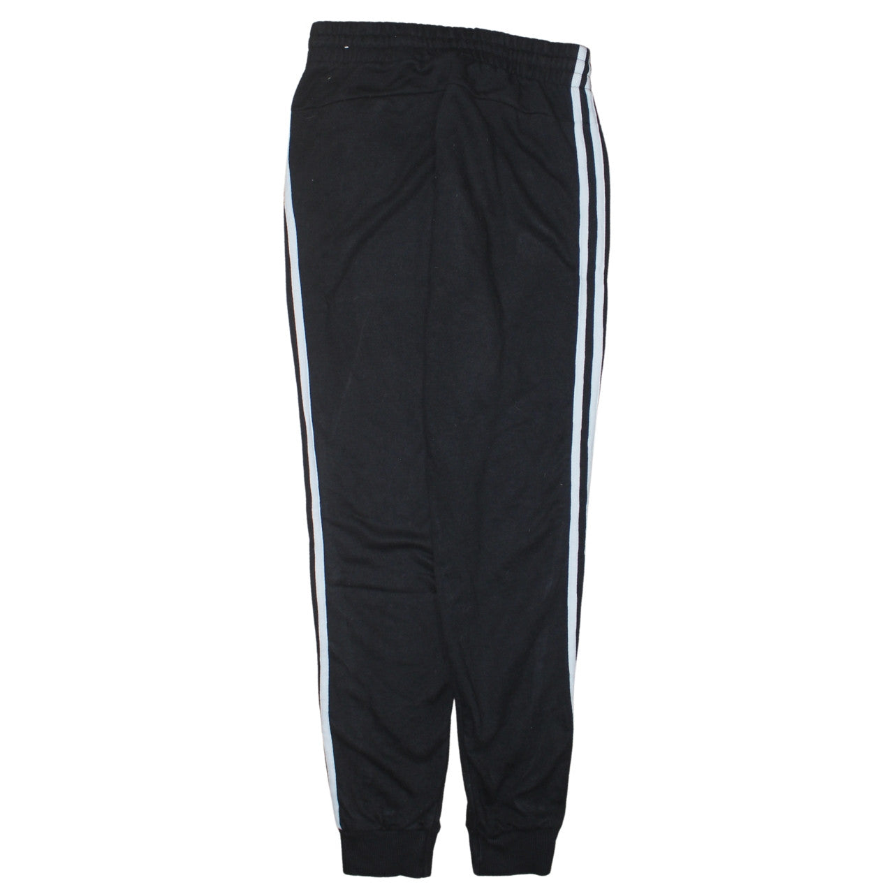 adidas Womens Black XS Jogger Trousers with Three Stripes