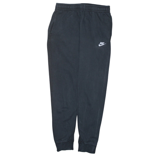 Nike Men's Black Jogger Trousers Size S Elastic Waist Cuffed