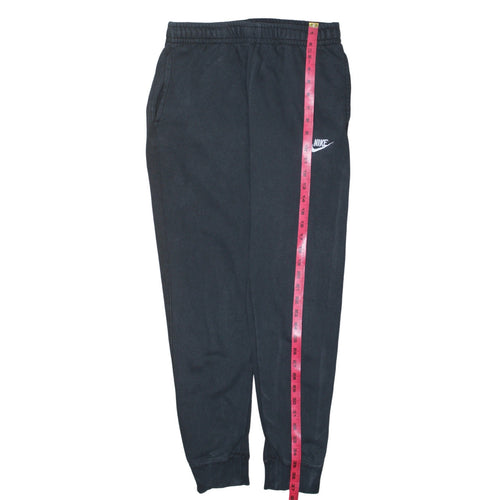 Nike Men's Black Jogger Trousers Size S Elastic Waist Cuffed