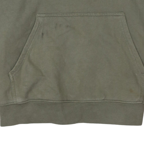 Columbia Men’s Green Pullover Hoodie Medium Fleece Outdoor Long Sleeve