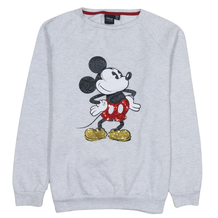 Disney at Primark Girls Grey Mickey Mouse Sequin Sweatshirt 14-15 Years