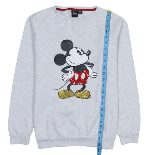 Disney at Primark Girls Grey Mickey Mouse Sequin Sweatshirt 14-15 Years