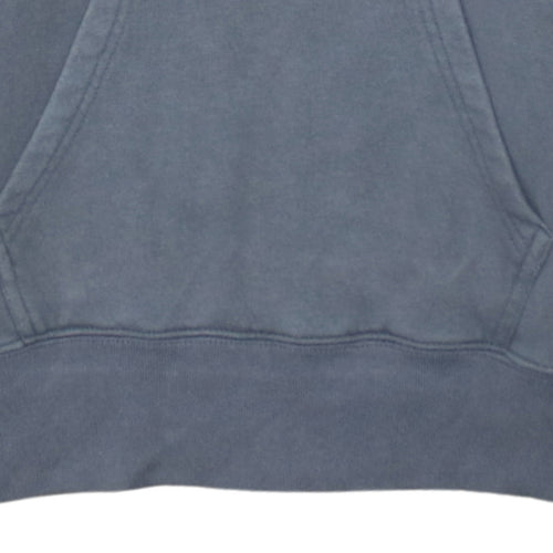 Champion Men's Grey Small Pullover Hoodie with Logo Trim