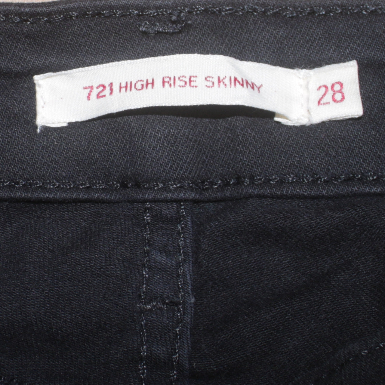 Levi's Women's Black High Rise Skinny Jeans Size 28
