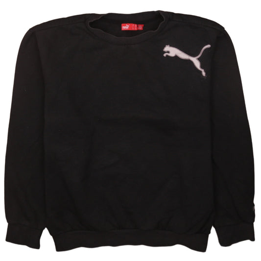 Puma Men's Black 2XL Crew Neck Pullover Sweatshirt