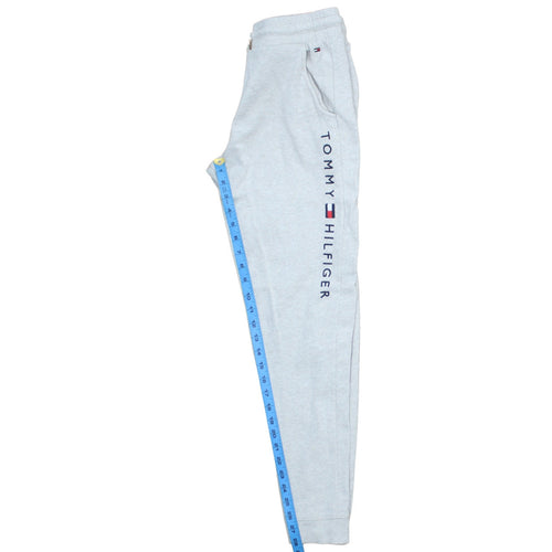 Tommy Hilfiger Men's Grey Small Sweatpants Regular Fit Logo