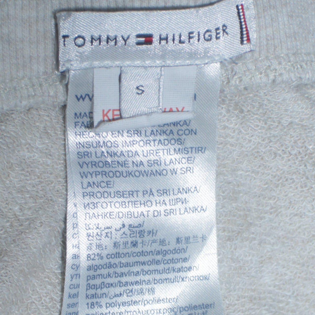 Tommy Hilfiger Men's Grey Small Sweatpants Regular Fit Logo