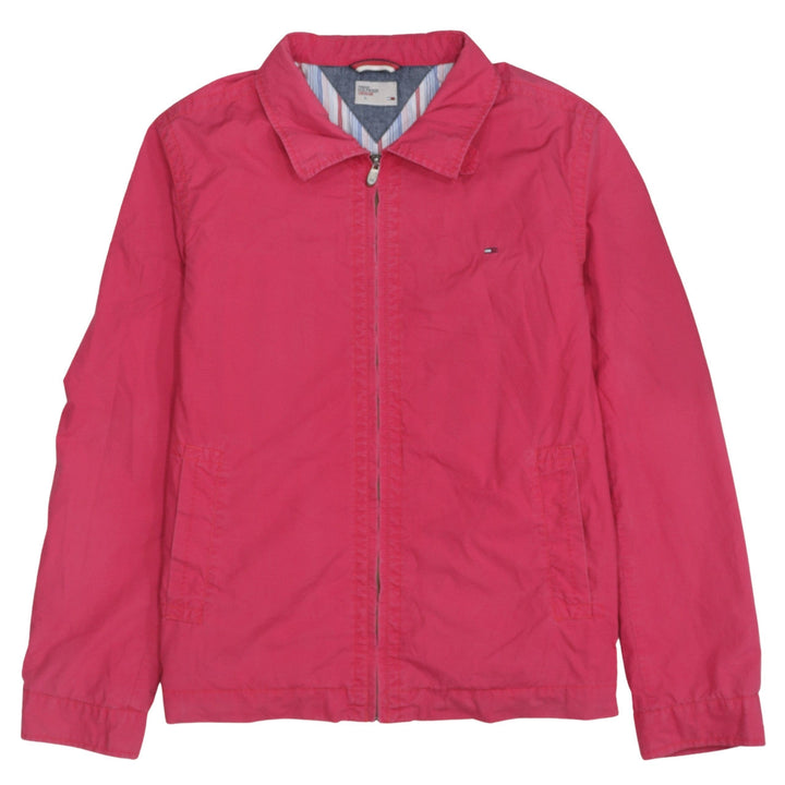 Tommy Hilfiger Denim Men's Pink Cotton Full Zip Jacket L