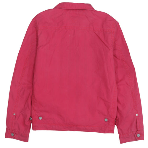 Tommy Hilfiger Denim Men's Pink Cotton Full Zip Jacket L