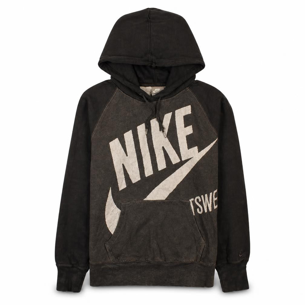 Front view of Nike Women's Black M Pullover Hoodie Sweatshirt Sportswear