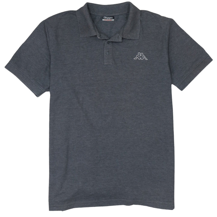 Kappa Men's Grey Polo Shirt XL Regular Fit Short Sleeve Casual Top