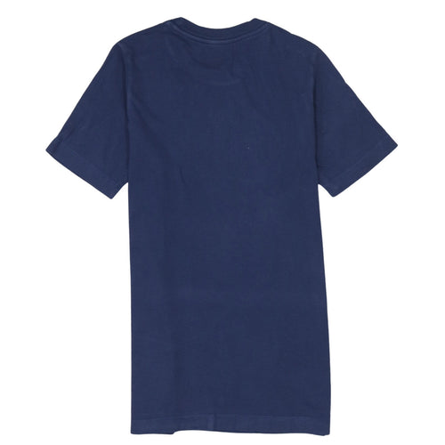 Nike Boys Blue PSG Paris Graphic Logo Short Sleeve Cotton T-Shirt Size 158