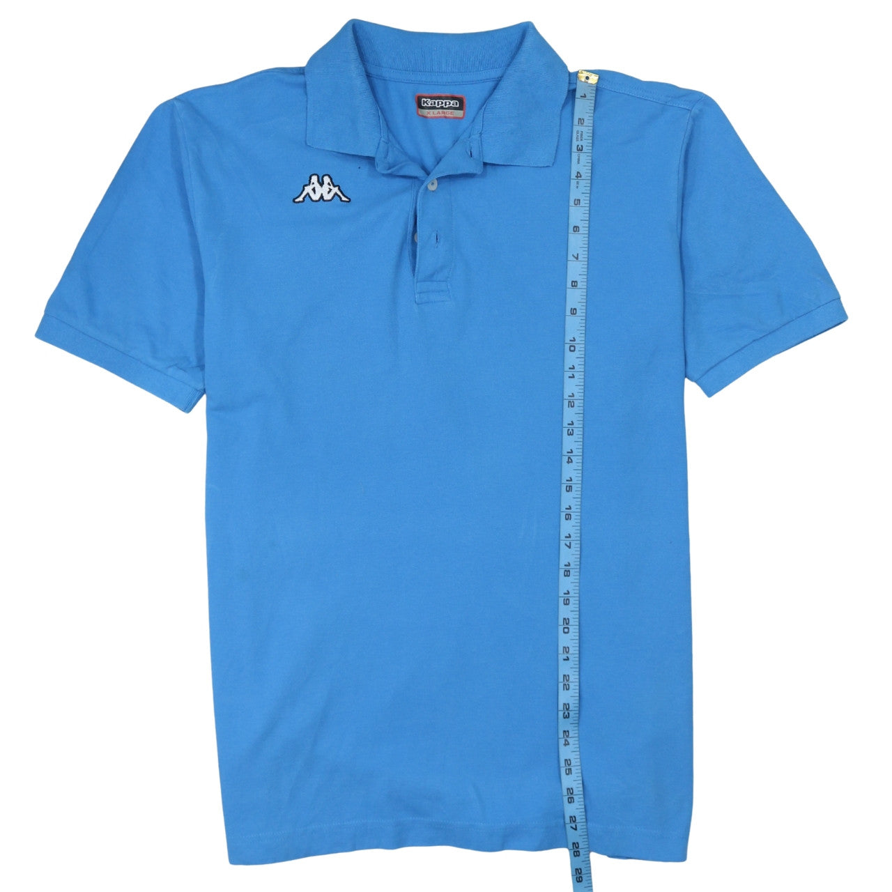 Kappa Men's Blue XL Cotton Polo Shirt Casual Lightweight