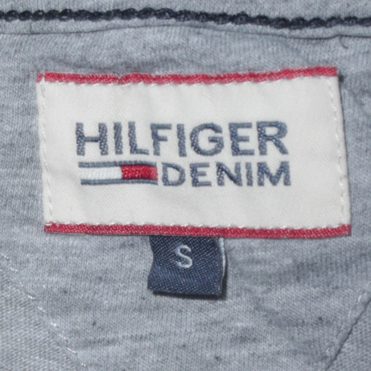 Hilfiger Denim Men's Grey Cotton Regular Fit Short Sleeve Polo S