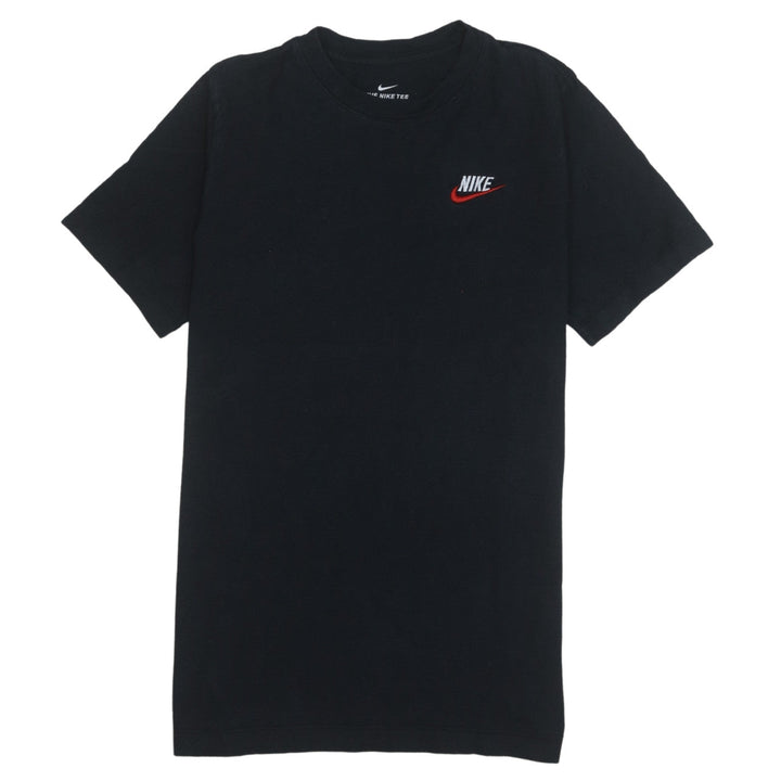 Nike Boys Black Logo Short Sleeve Cotton T-Shirt Size L