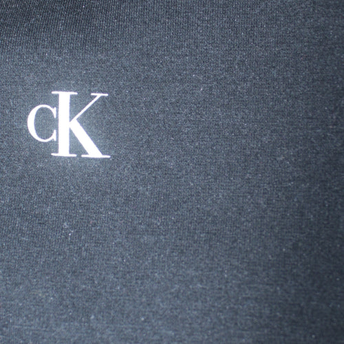 Calvin Klein Jeans Boys Black Logo Pullover Sweatshirt Size 16