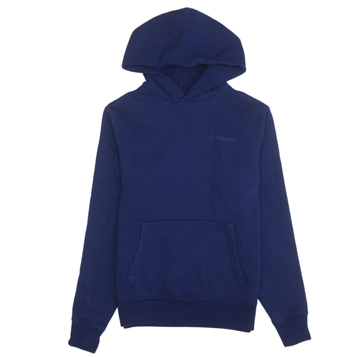 adidas Humanrace Men’s Blue Pullover Hoodie Size S