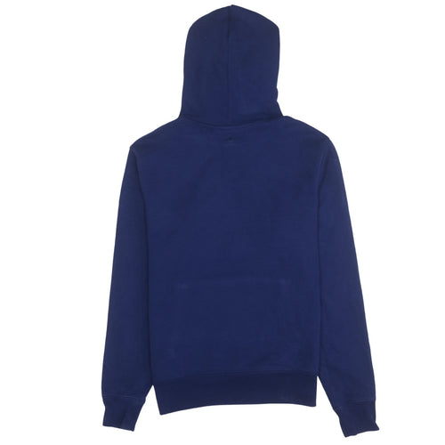 adidas Humanrace Men’s Blue Pullover Hoodie Size S